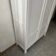 White patinated wardrobe