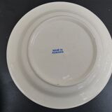 Vintage blue earthenware plates 1950 1960