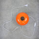 Rare Orange Mushroom Table Lamp by Luigi Massoni for Guzzini, 1970s