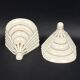 Saxony, pair of porcelain wall consoles, Art Deco period