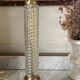 Brass, glass and crystal lamp v