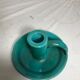 Old caves dieulefit green ceramic + cove vintage candlestick pair