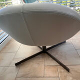Pair of roche bobois cloud armchairs