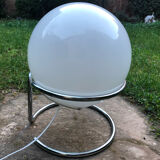Space age opaline ball lamp circa 1970