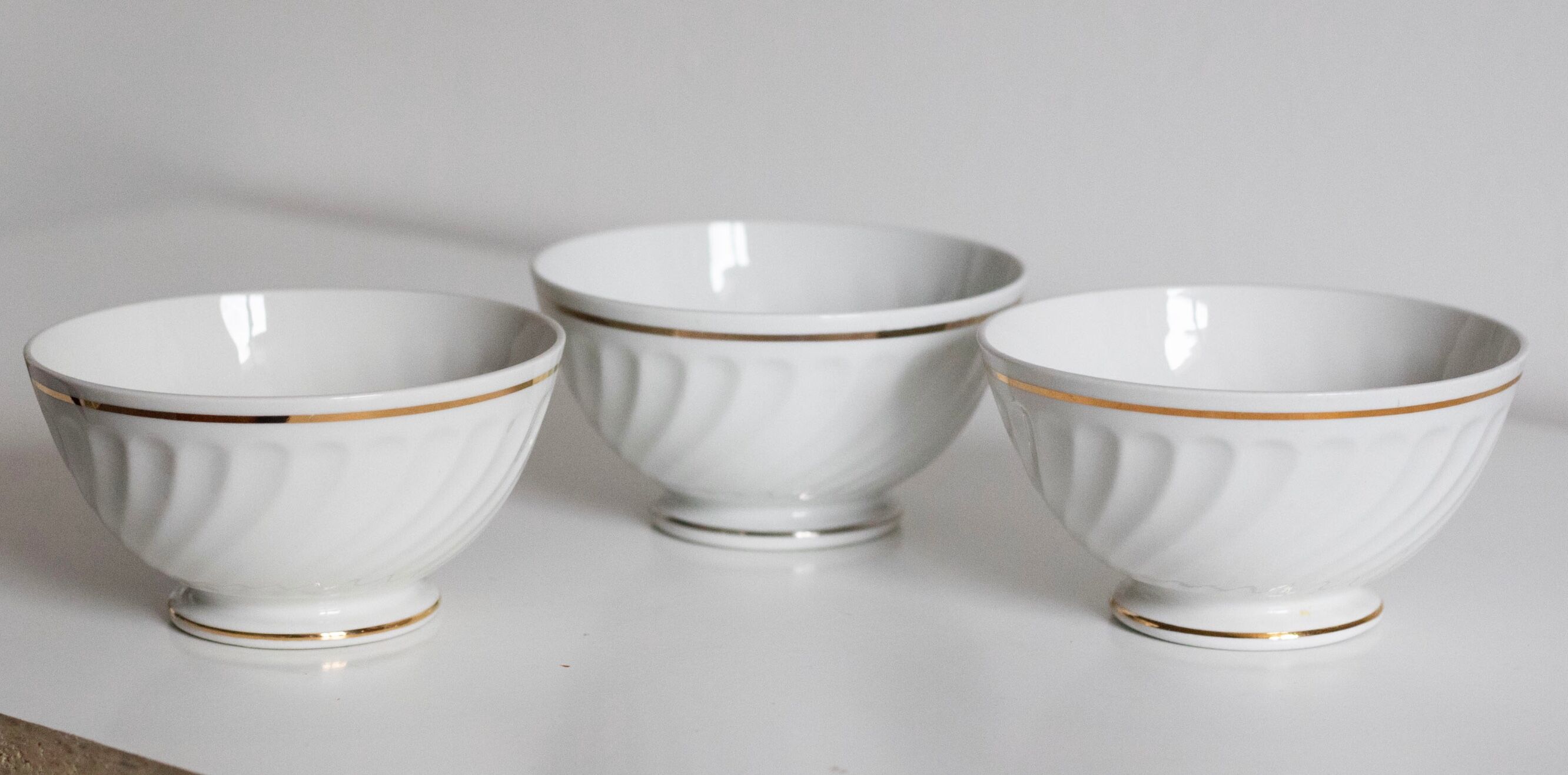 Lot de 3 bols Sarreguemines