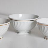 Set of 3 bowls Sarreguemines