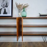 Scandinavian teak and metal sideboard
