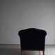Navy boucle lounge chair | Sweden | 1940s