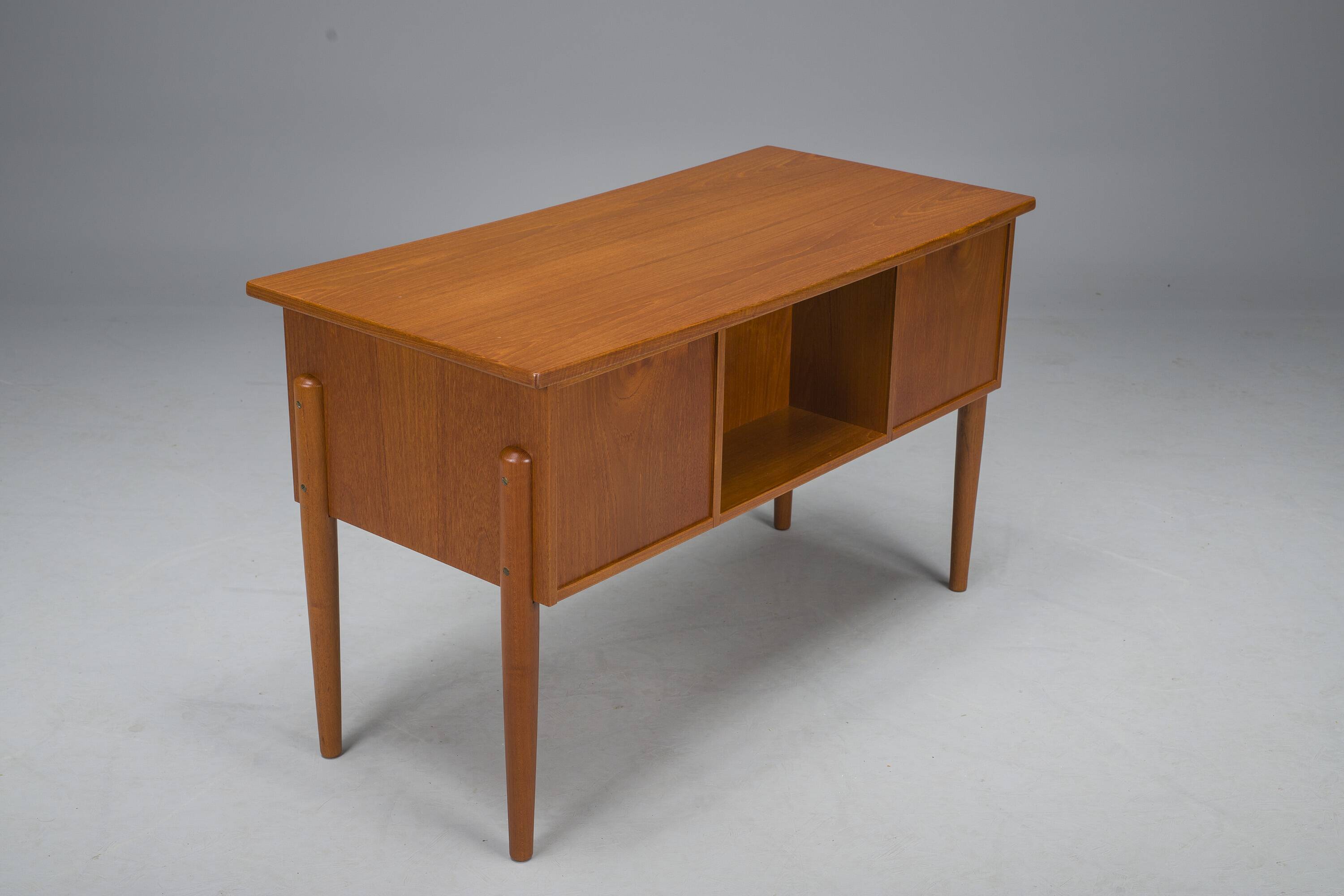Small Mid-Century Danish Teak Desk, 1970s