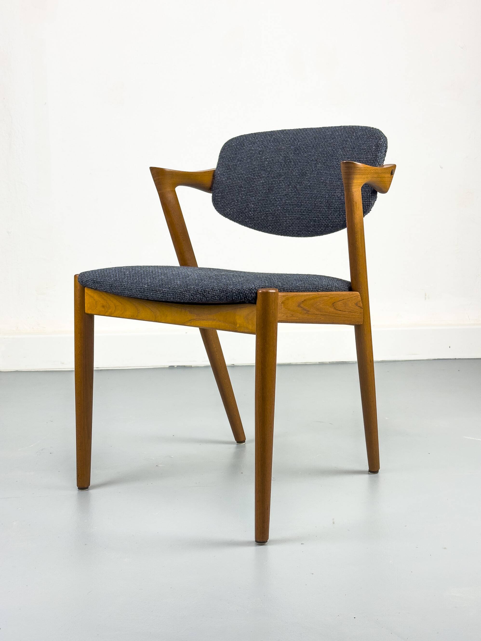 Modell 42 Teak Chair by Kai Kristiansen for Schou Andersen, 1960s