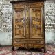 Wardrobe in walnut and burr walnut from louis xv xviii eme century