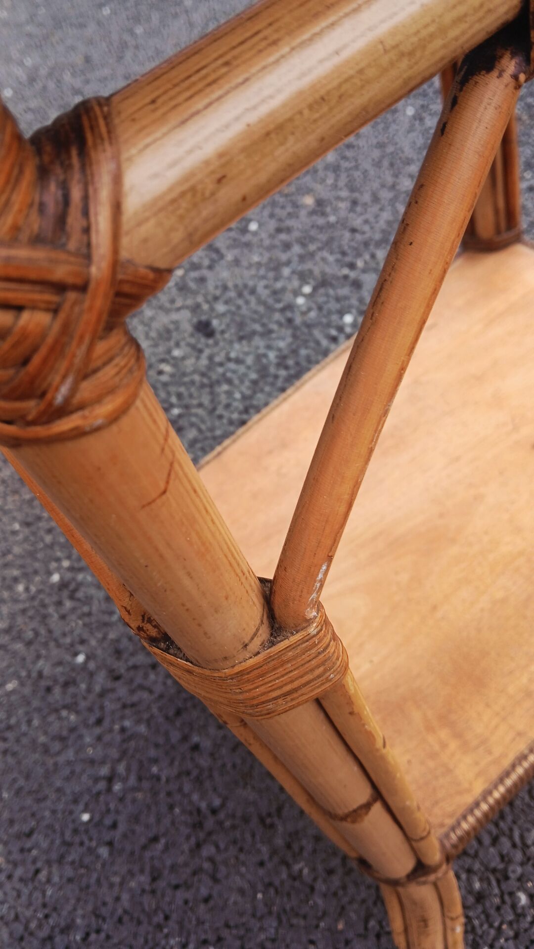 Rattan chair "Mounier"