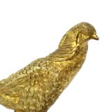 Art Deco Statue Pheasant Sculpture Gilded Bronze Marble 1920s