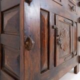 20th Century Spanish Rustic Sideboard - 2 Drawers