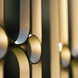 Art Deco forged steel screen