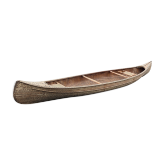 Large canoe Chauviére 1900 + 5 Pair of paddle