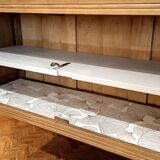 Solid oak art deco sideboard