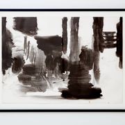T'ang Haywen diptych ink on paper 1975