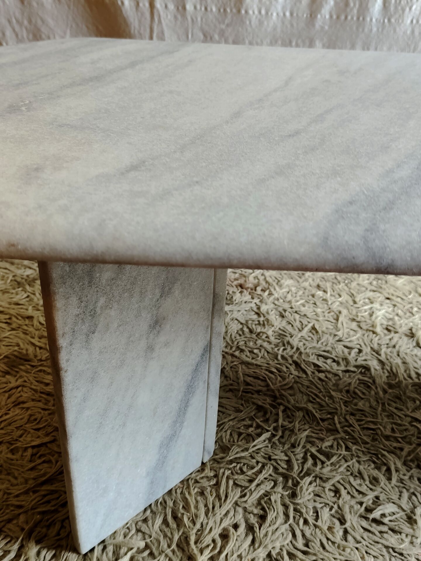 Table basse en marbre, 70's