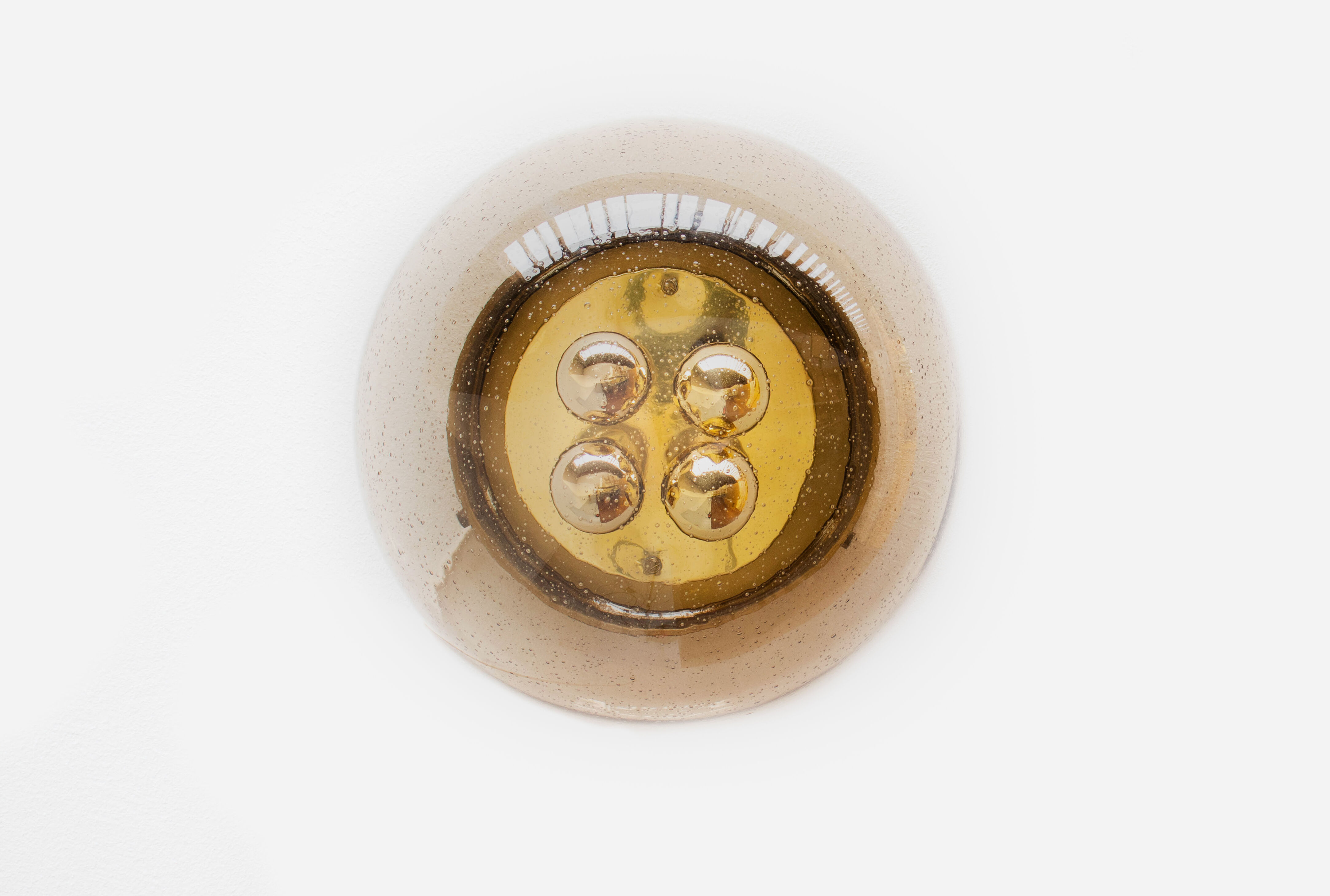Wall Sconce by Glashütte Limburg