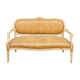 Louis XVI Period Laqué Wooden Bench Italian Work