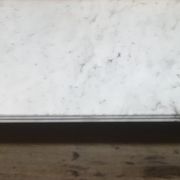 Console Restoration in mahogany and marble