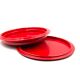 Gianfranco Frattini, red tray, Progetti Italy, 1970s