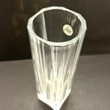 Square-based crystal vase