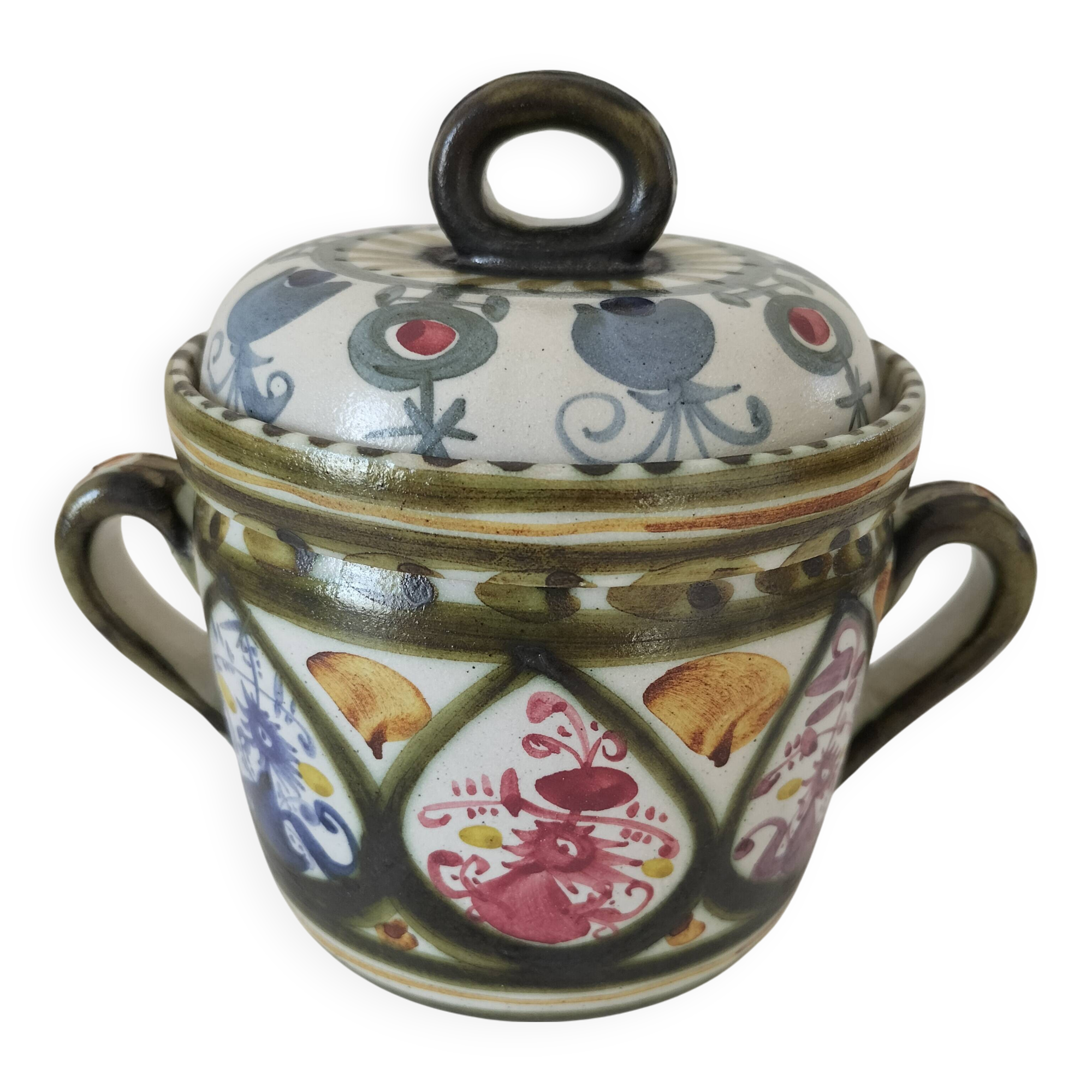 Small Keraluc broth pot Signed André l'Helguen