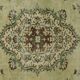 Tapis Oushak Ancien – Vert Sauge & Motifs Floraux, 179 x 281 cm