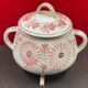 Quimper pot couvert tripode Manufacture HB Quimper H 16 cm