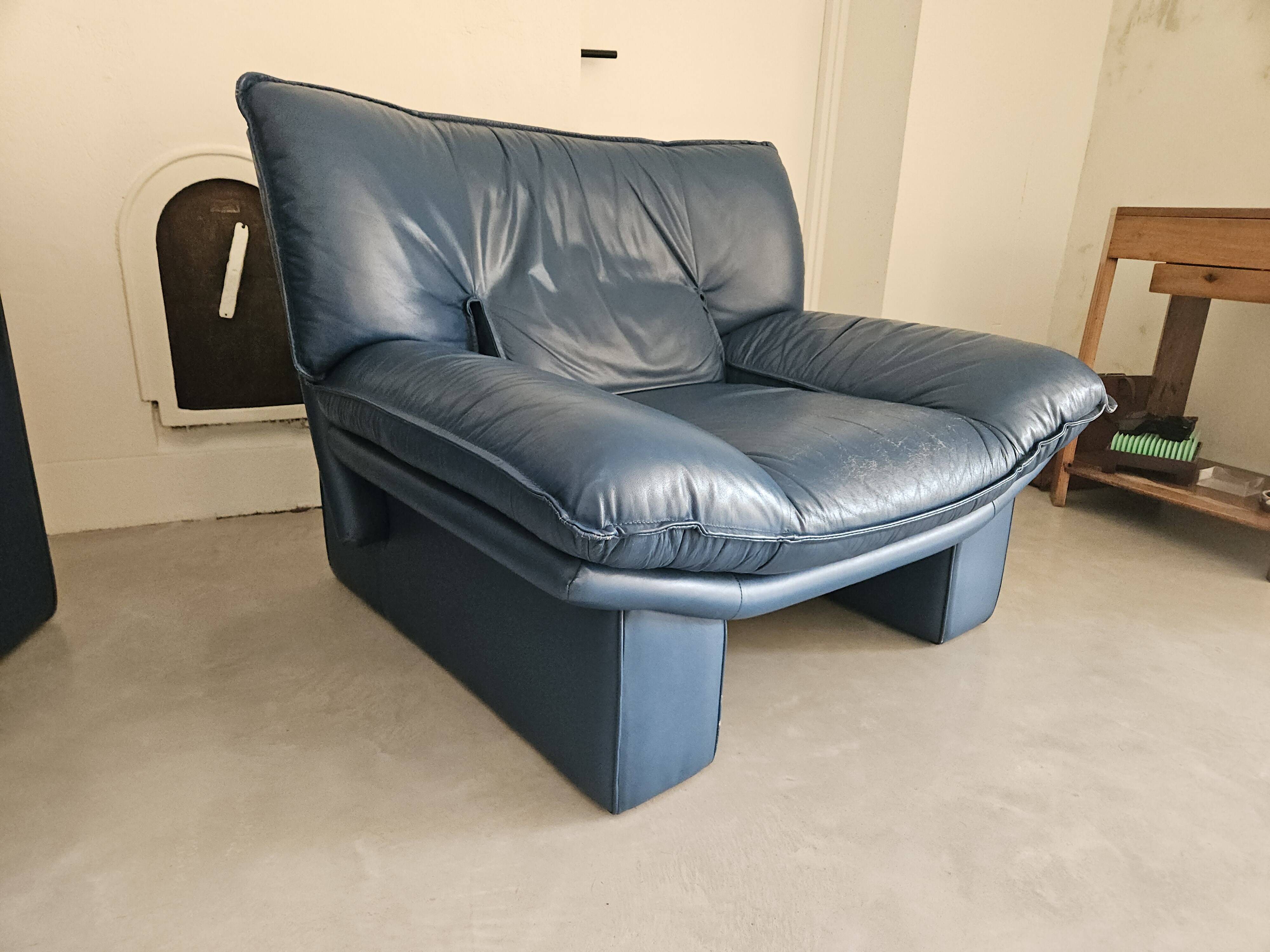 Paire de fauteuils, Nicoletti Salotti, 1980, Italie