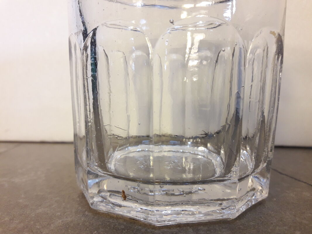 Jam jar XIXth glass -