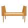 Bed frame ash, Danish design, 1960s, production: Denmark