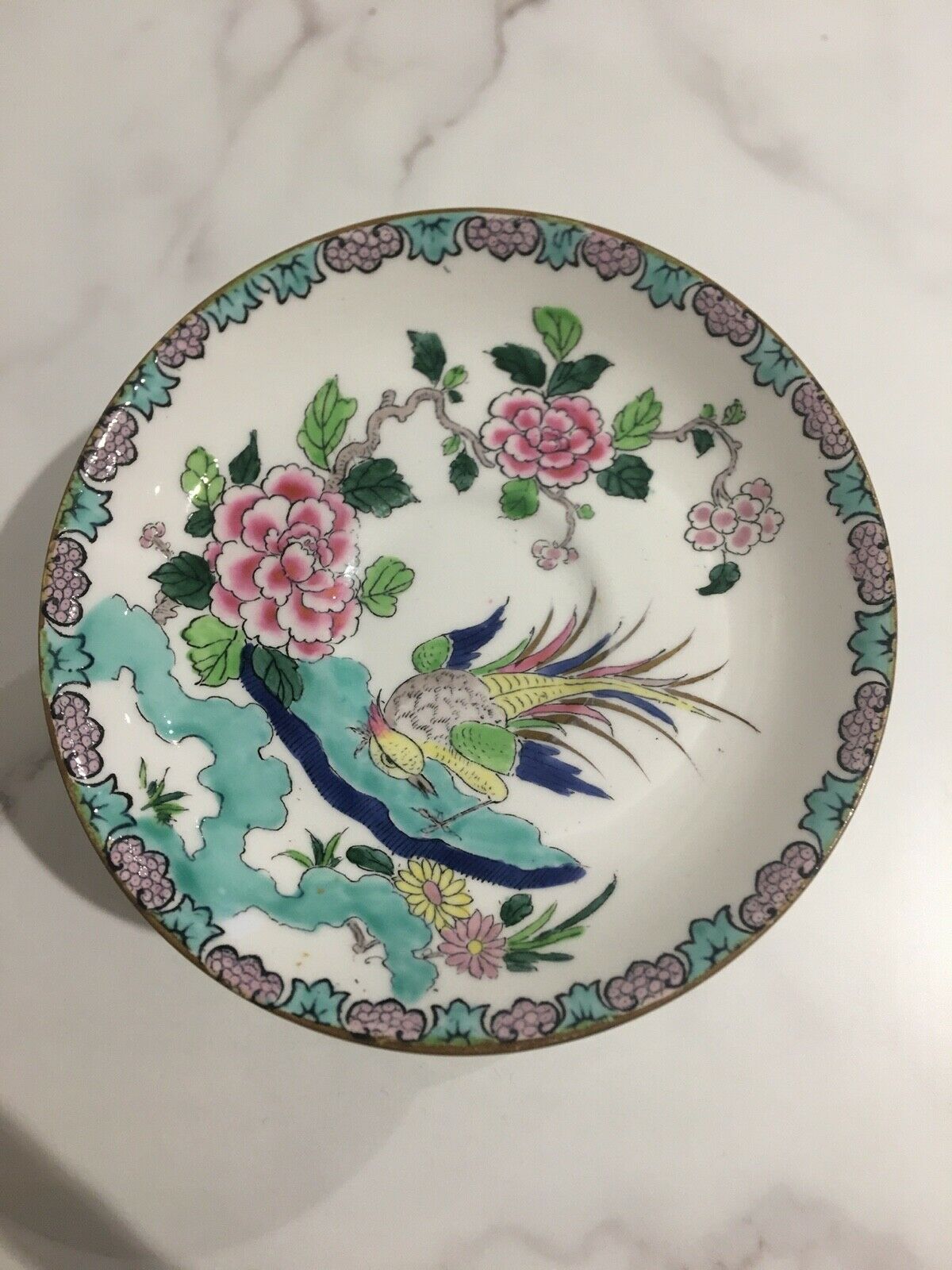 Royal Crown Staffordshire porcelain trio for Fortnum and Mason
