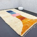 Traditional Moroccan handwoven rug 2.5x1.5 m