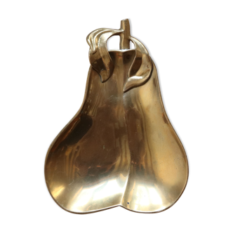 Cup pear in golden brass