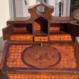 Happiness of the day style Louis XV of the nineteenth century in marquetry