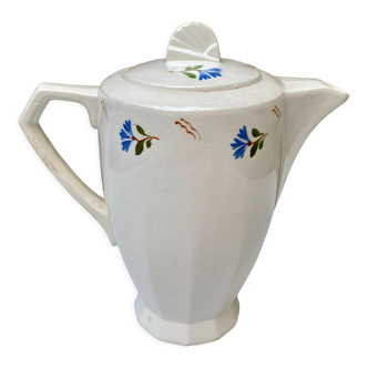 Teapot blue flowers