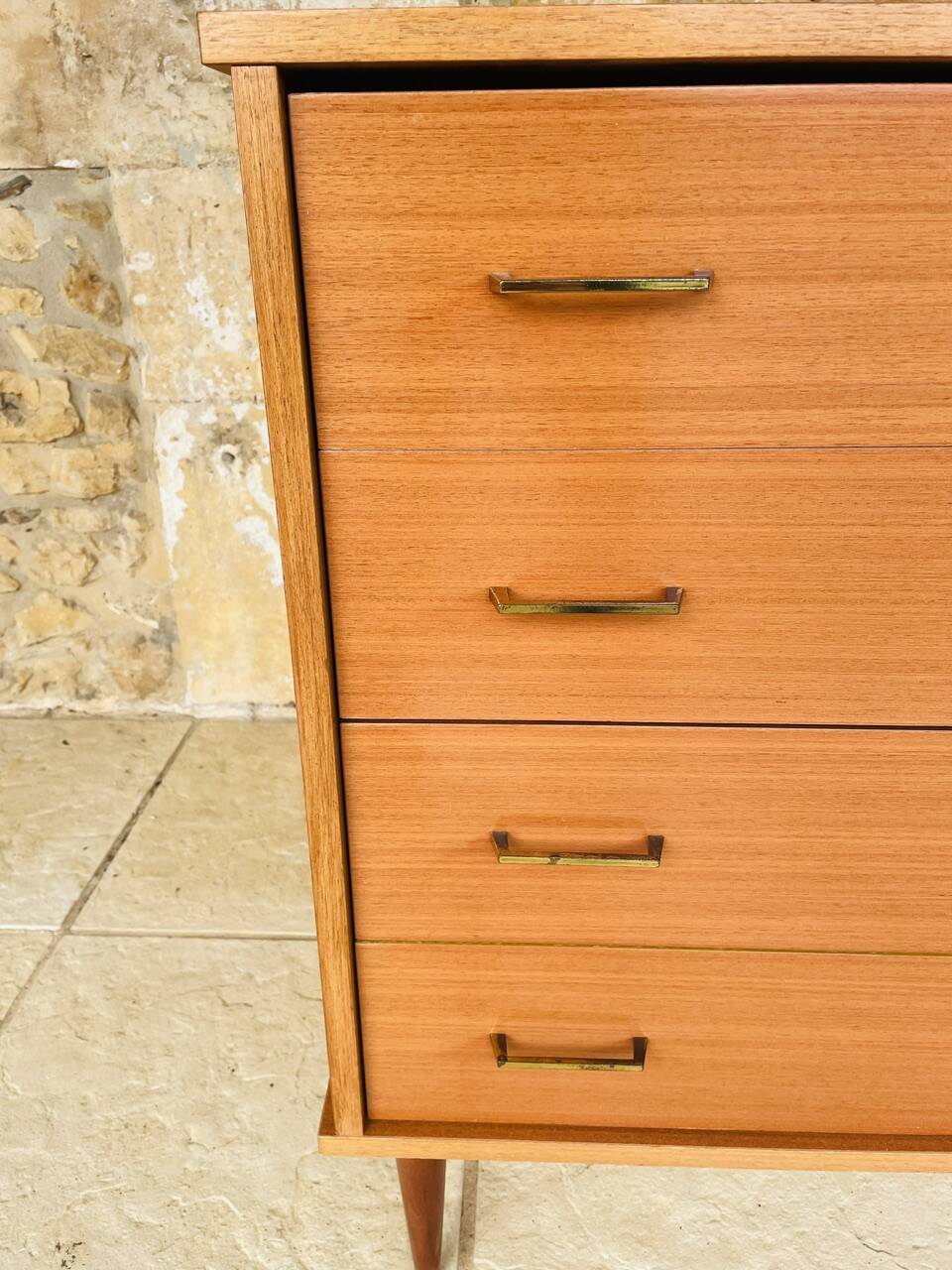 Vintage chest of drawers, 4 drawers, circa 1960s