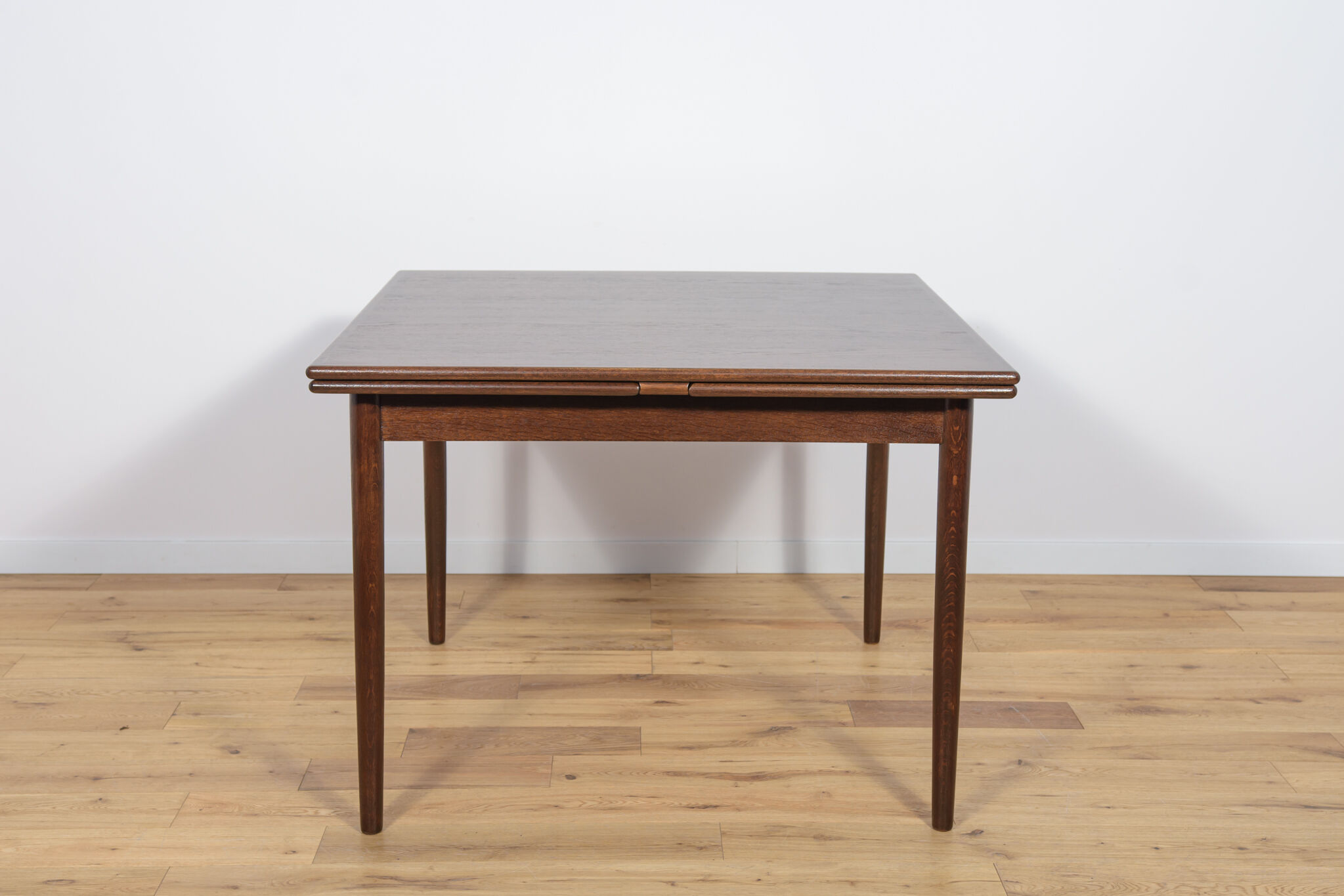 Danish Oak Extendable Dining Table, 1960s