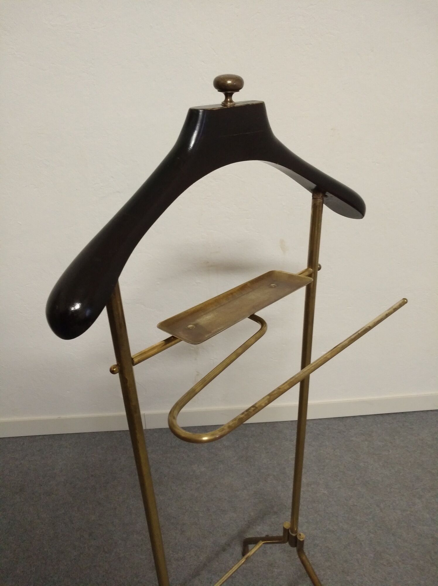 Italian brass valet from the 50s/60s