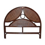 Old headboard rattan and caning