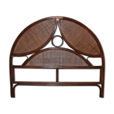Old headboard rattan and caning
