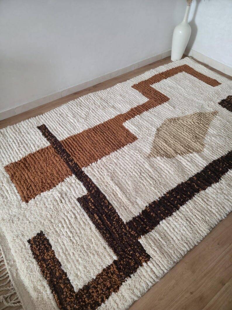 Tapis berbère beni ouraine taille 150 x 250 cm