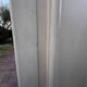 White 2-door bonnet cabinet