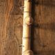 Coat rack Vintage wood bamboo three hooks