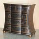Commode Chinoiserie Antique Peinte à la Main