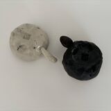 set of two raku coffee cups