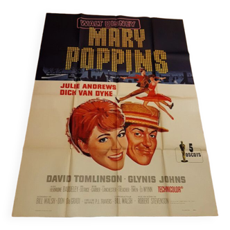 Affiche de cinéma Mary Poppins 120x160 cm